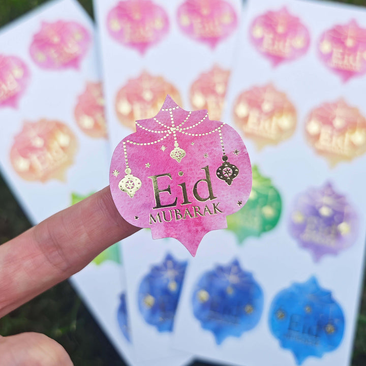 Rainbow Eid Mubarak Stickers