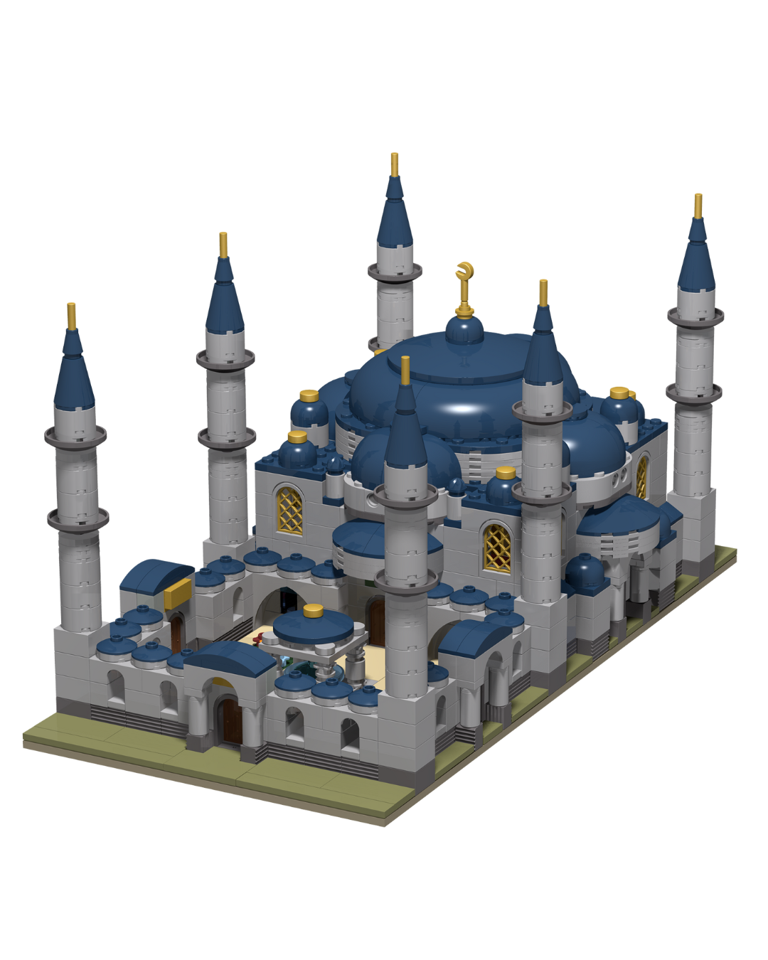 Blue Mosque - Sultan Ahmet Camii Blue DeenBlocks