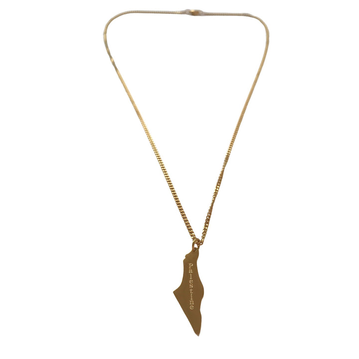 His&amp;Hers Palestine Map Necklace