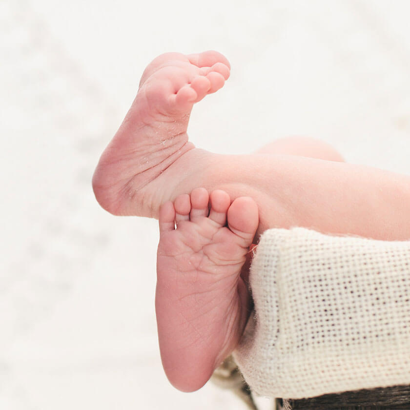 Muslim Baby toes