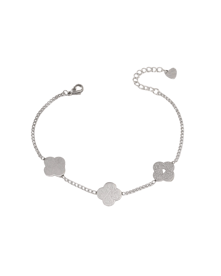 Clover Sabr, Shukr and Tawakkul Bracelet