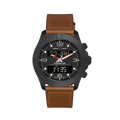 Alfajr Dynamic 360 Mens Leather Watch