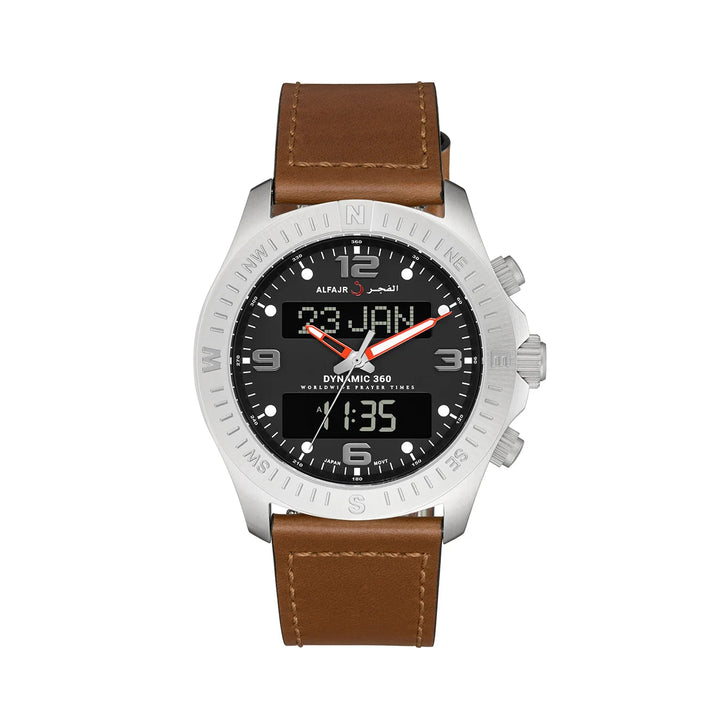 Alfajr Dynamic 360 Mens Leather Watch