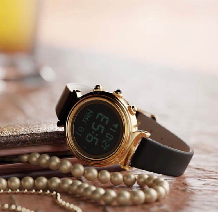 Alfajr Ladies Leather Watch