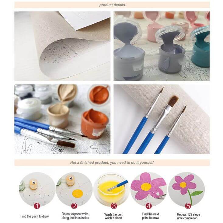 DIY Paint-By-Number Kit