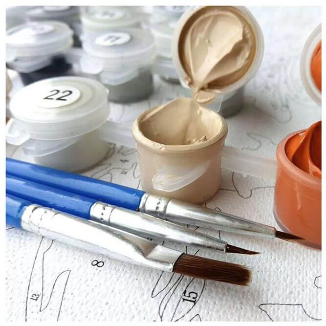 DIY Paint-By-Number Kit