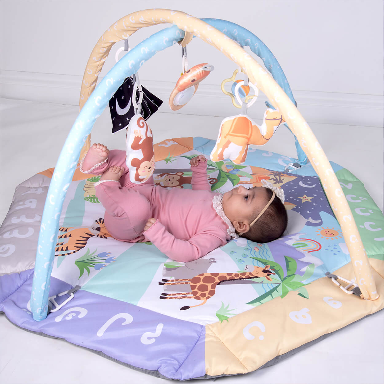 Arabic Alphabet 5-in-1 Activity Gym & Playmat