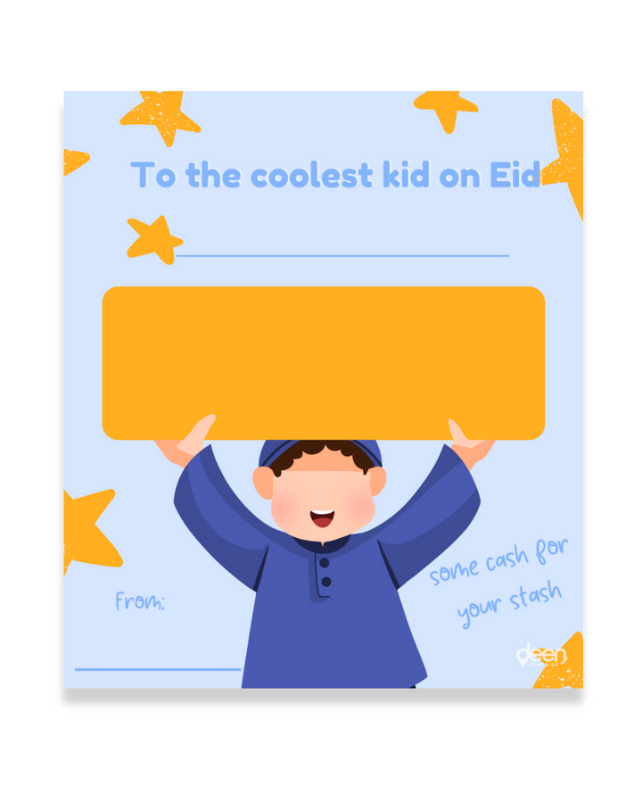 Eid Money Cards - Cool Kids