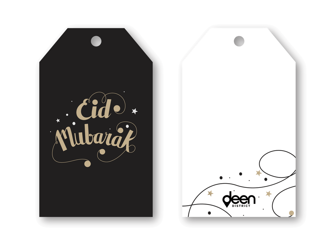 Eid Mubarak Gift Wrap &amp; Tags - Crescent