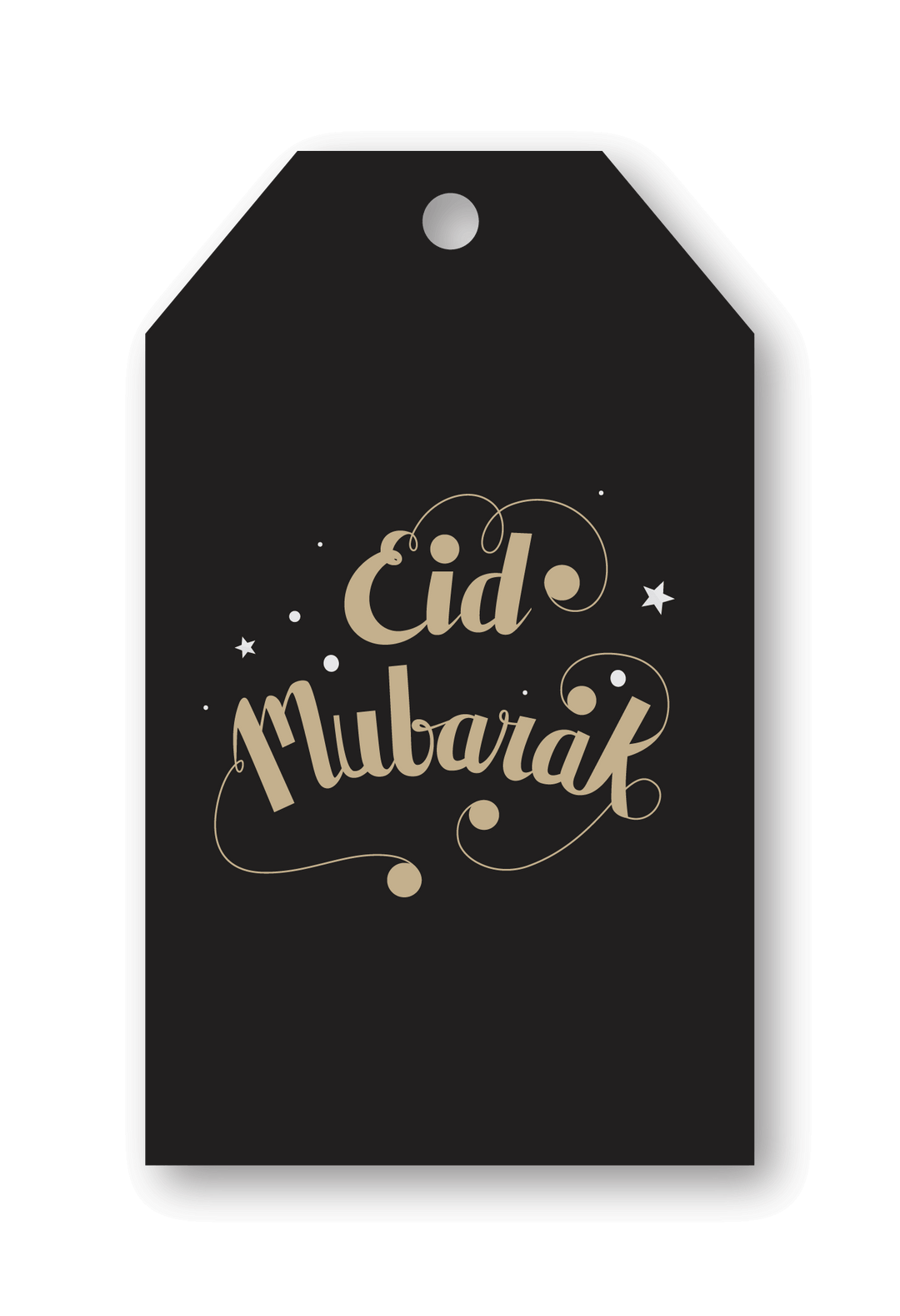 Eid Mubarak Gift Wrap &amp; Tags - Crescent