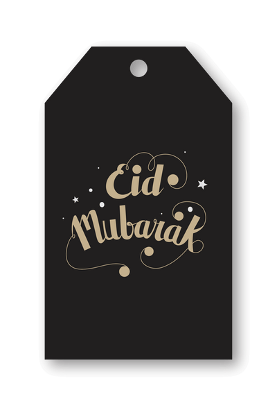 Eid Mubarak Gift Wrap & Tags - Crescent
