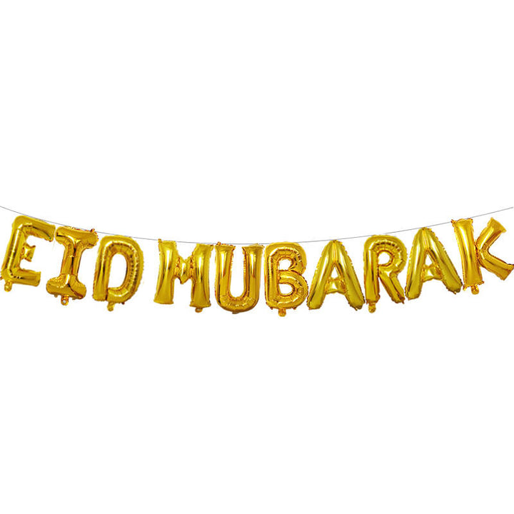 Eid Mubarak Foil Balloons 16"
