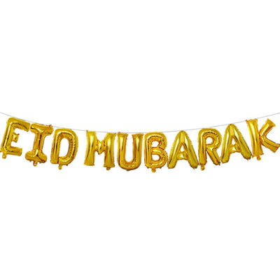 Eid Mubarak Foil Balloons 16"