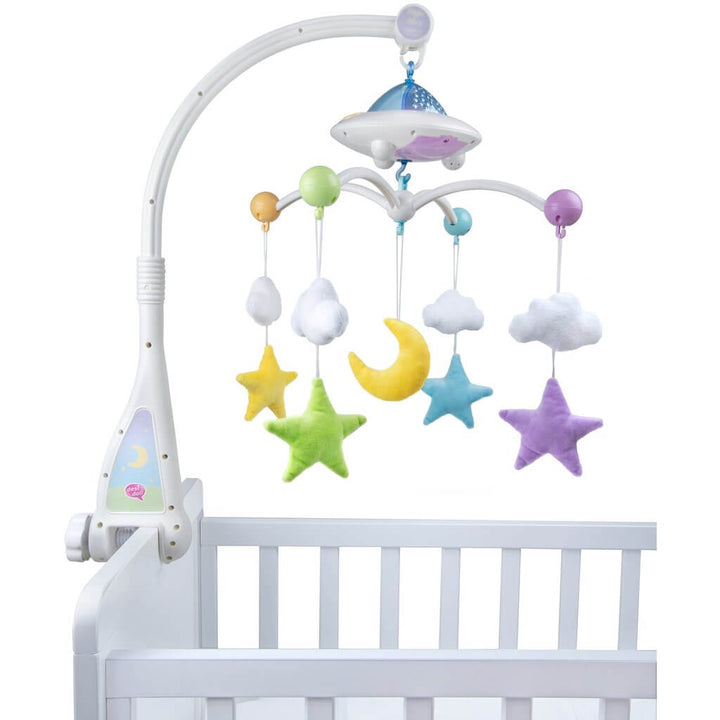 Moon &amp; Stars Quran Cot Mobile With Light Projection
