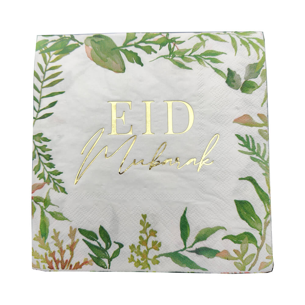 Eid Mubarak Serviettes - Floral