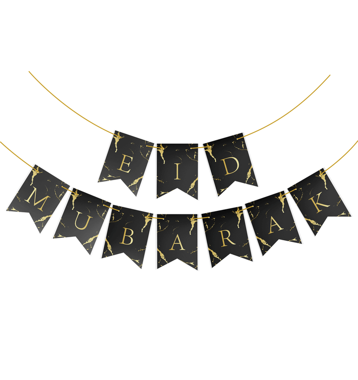 Eid Mubarak Marble Banner