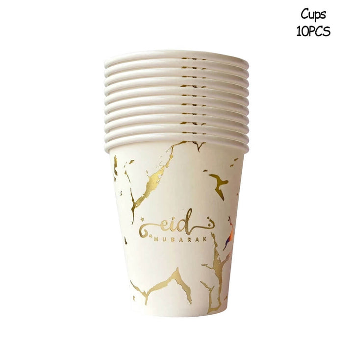 Eid Mubarak Paper Cups