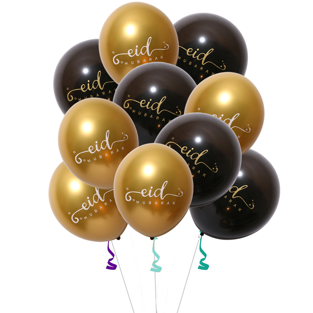 Eid Mubarak Latex Balloons