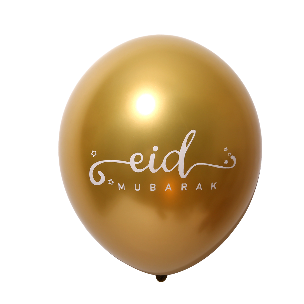 Eid Mubarak Latex Balloons