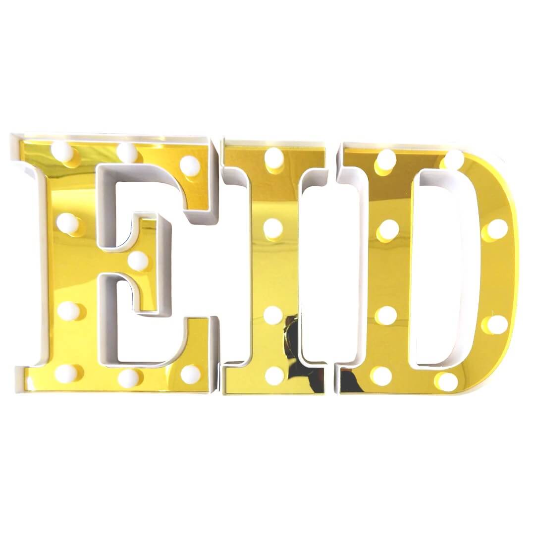 EID Letter Lights