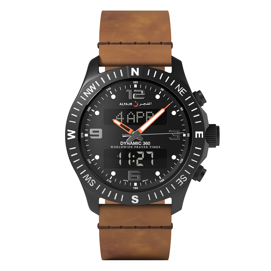 Alfajr Dynamic 360 Mens Leather Watch