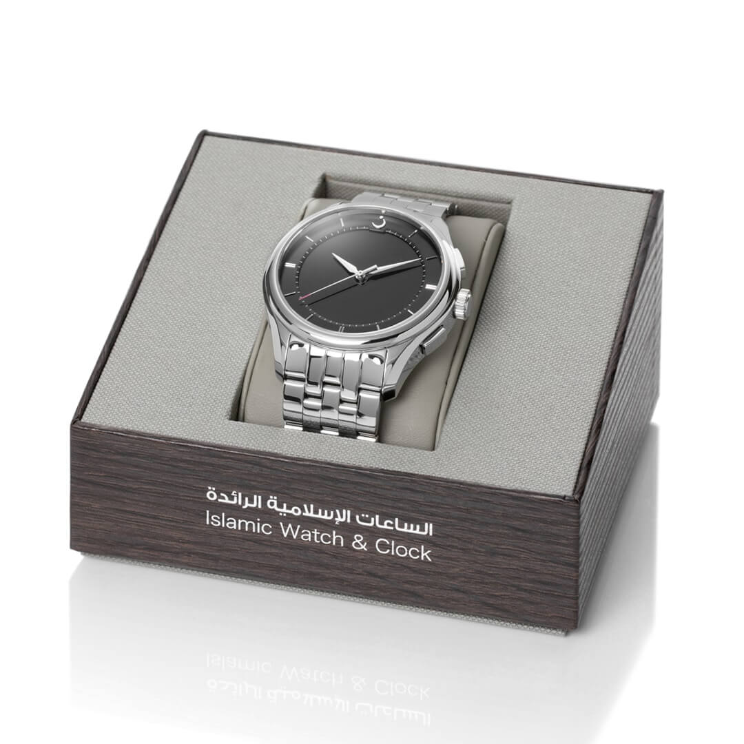 Alfajr Mens Premier 360 Stainless Steel Watch